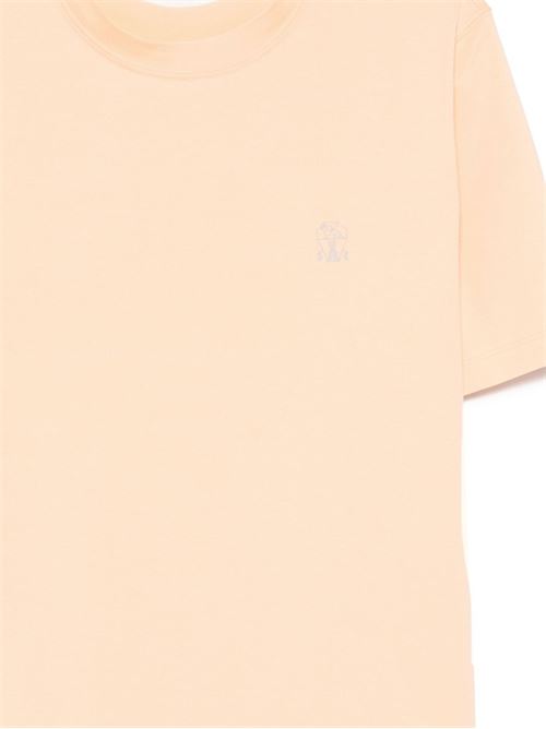 Peach orange t-shirt BRUNELLO CUCINELLI | M0B138440C2122